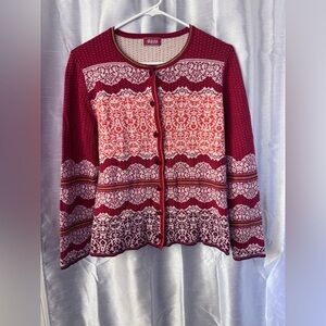 Oleana Women's Wool and Silk Cardigan